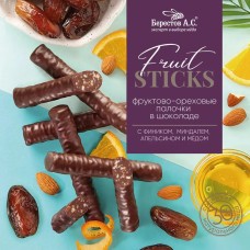 FruitSticks с фиником, миндалём, апельсином и медом